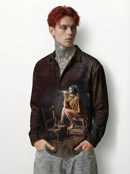 Smoking Girl : Unisex shirt