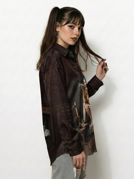 Smoking Girl : Unisex shirt